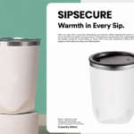 SIPSECURE 300ml Thermal Mug – Stainless Steel Insulated Cup with Secure Lid 1