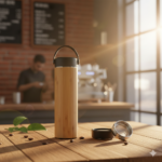 BAMBOO ESSENCE Thermal Mug – Elegant Sustainable Bamboo Design 4