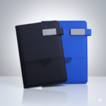 Executive Leather Notebook with Integrated Card Pocket & Secure Clasp 3