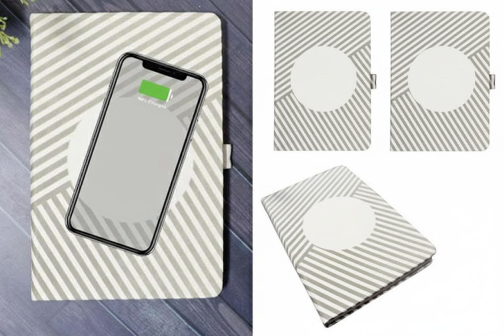 Smart Wireless Charging Notebook – Where Elegance Meets Technology