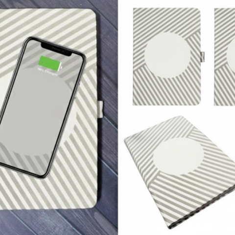 Smart Wireless Charging Notebook – Where Elegance Meets Technology
