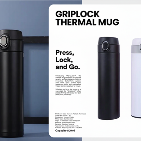 GripLock Thermal Mug: Your Perfect Everyday Companion