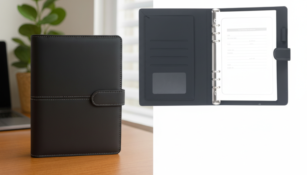 Premium Leather Notebook — Ideal for Daily Work & Study