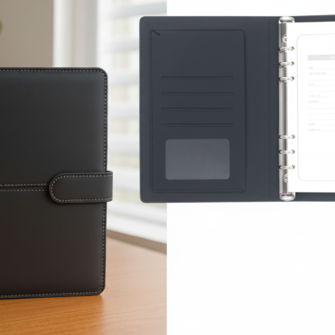 Premium Leather Notebook — Ideal for Daily Work & Study