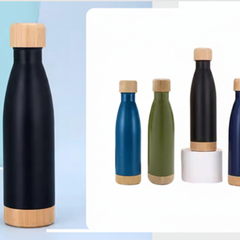BAMBOOROOTS Thermal Bottle – Natural Elegance with Long-Lasting Insulation
