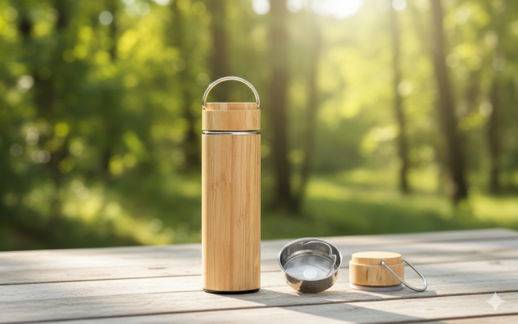 BAMBUGO Thermal Mug – Natural Elegance & Advanced Insulation
