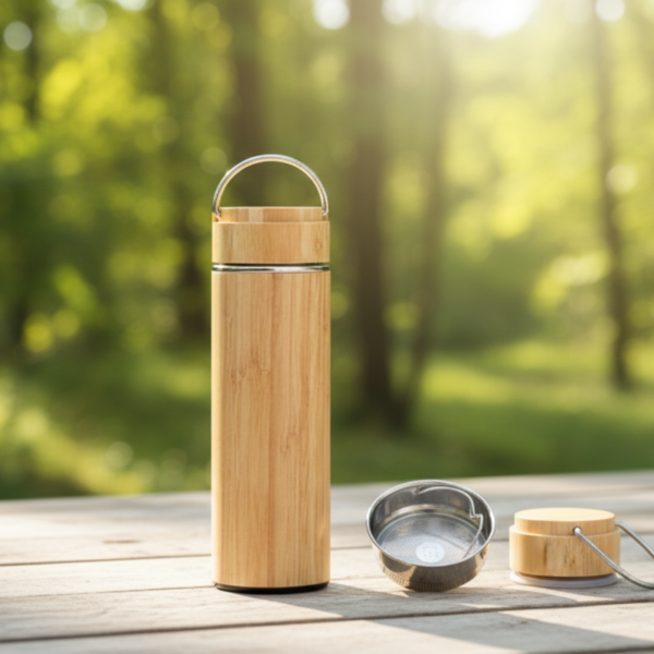 BAMBUGO Thermal Mug – Natural Elegance & Advanced Insulation