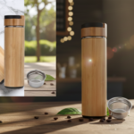 BAMBOO ESSENCE Thermal Mug – Elegant Sustainable Bamboo Design 1