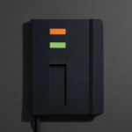 Smart Notebook with Sticky Notes & Phone Stand – Modern Design for Office & Study 2