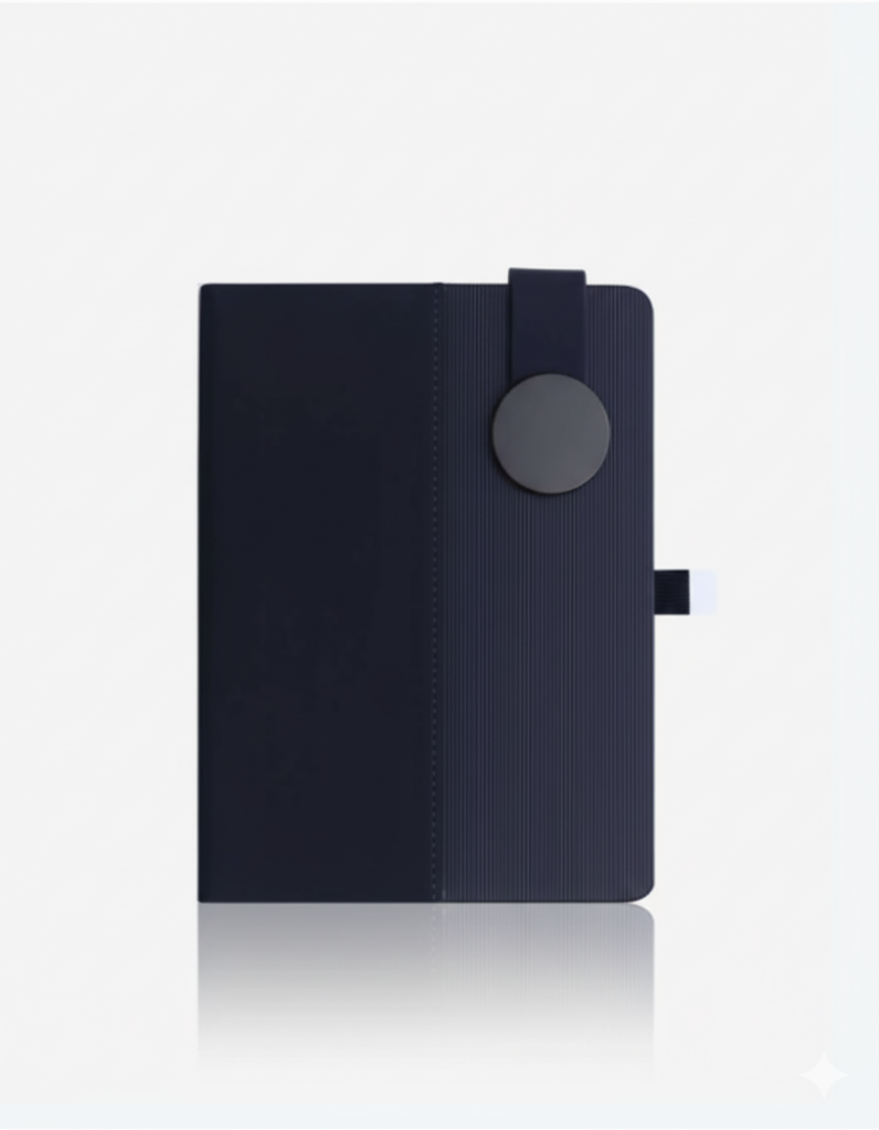 Premium Leather Notebook – Modern Design with Magnetic Closure