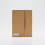 Premium Beige Leather Notebook – Modern Design with Metallic Accent for Work, Study and Gifting 1