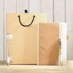 Premium Gift Set: Elegant Kraft Bag + Organic Notebook + Smart 3-in-1 Charging Cable 2