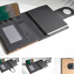 Smart Notebook Organizer with Built-in 8000mAh Power Bank & Wireless Charging 3
