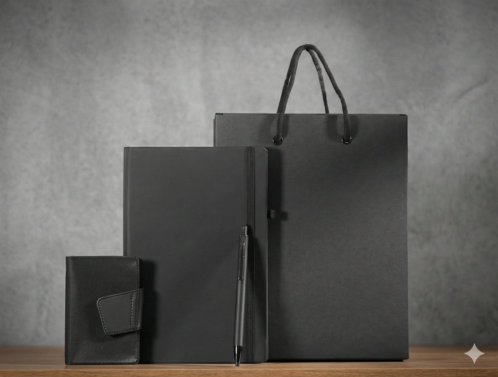 Premium Notebook Gift Set with Pen, Card Holder & Luxury Gift Bag - Image 3