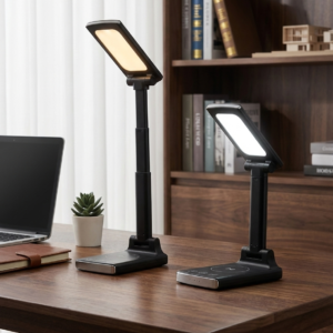 Multi-Function LED Desk Lamp with Wireless Charging & Phone Stand – Smart Office |CODE:WCT9 Design