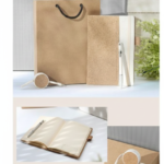 Eco-Friendly Corporate Gift Set – Cork Notebook, Bamboo Pen & Charging Cable – Sustainable Business Gift 4