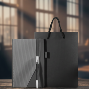 Elegant A5 Notebook Gift Set with Pen and Premium Bag