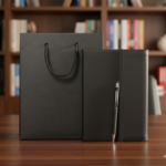Premium Leather Notebook Gift Set with Pen and Luxury Gift Bag 1