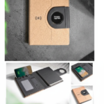 Smart Notebook Organizer with Built-in 8000mAh Power Bank & Wireless Charging 1