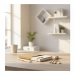 Premium Eco-Friendly Executive Gift Set – Cork & Fabric Notebook, Bamboo Pen, 3-in-1 Charging Cable 1