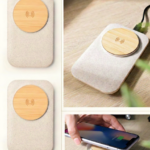 Eco-Friendly Wheat Straw & Bamboo Wireless Charger 5W – Sustainable Minimal Design 2
