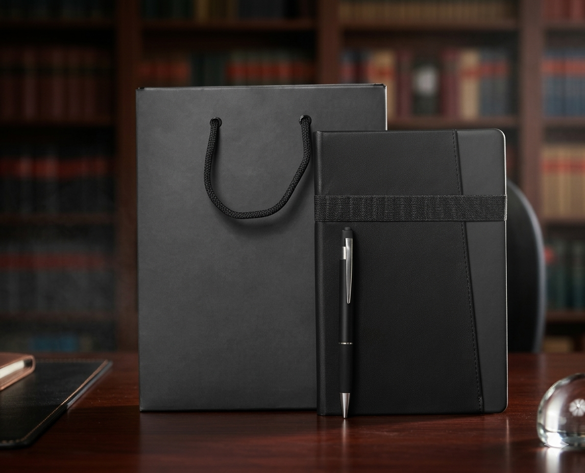 Premium Leather Organizer with Pen and Gift Bag – Perfect for Work & Daily Use
