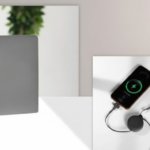 Premium Black Leather Set – Leather Bag + Notebook + Pen + Fast Wireless Charger 2