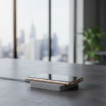 Limestone Wireless Charger – Eco-Friendly Compact Charging Pad 2