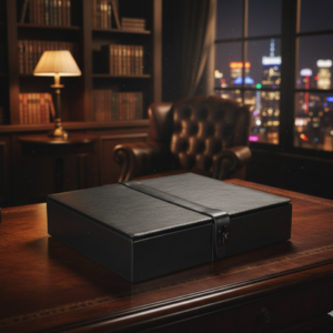 Locked-In Medium Storage Box – Premium Textured Design with Secure Closure |Code : Bm29