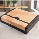 Cork Medium Storage Box – Elegant Eco-Friendly Organizer for Office & Gifts 1