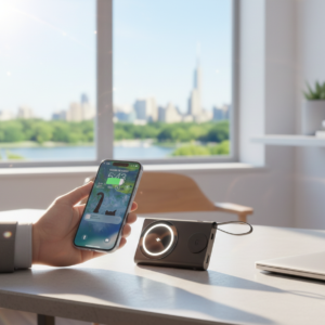 PB13 Multi-Device Wireless Power Bank 10000mAh – Phone, Watch & Earbuds Charging with LED Display|CODE:PB13