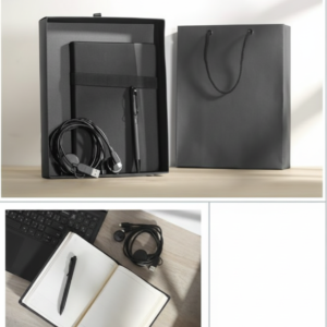 Elegant Notebook & Pen Gift Set with Premium Gift Bag