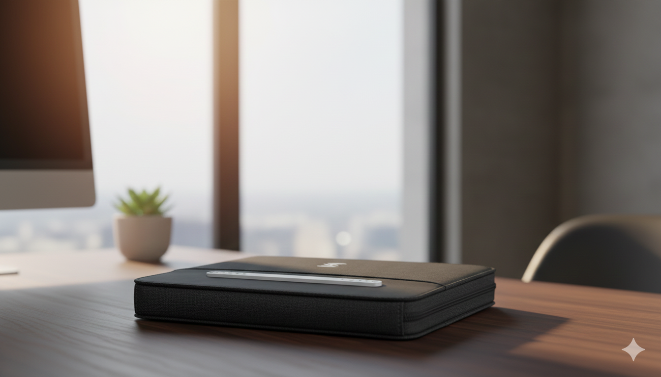 Premium Smart Notebook Organizer with Wireless Charging – 8000mAh | CODE:PNB2 - Image 3