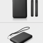 Mini Power Bank with Built-in Charging Cable – Slim Black Rubber Design – Ideal for Daily Use & Gifting 3