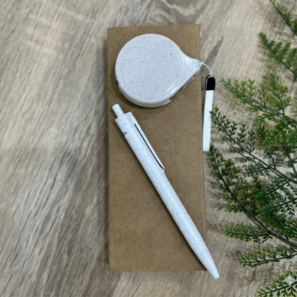 Eco-Friendly Desk Set – Pen &  Charging Cable with Minimal Design
