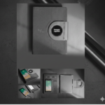 Smart Notebook Organizer with Built-in 8000mAh Power Bank & Wireless Charging 1