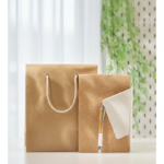 Eco Office Gift Set with Kraft Bag, Cork Notebook & Pen – Minimal Professional Design 2