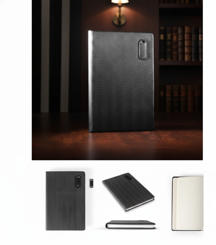 Smart Leather Notebook – Premium Executive Design