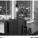 Premium 6-Piece Executive Gift Set | Organizer Bag, Insulated Bottle, Journal & Pen, Power Bank, Charging Stand 4