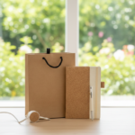 Eco-Friendly Corporate Gift Set – Cork Notebook, Bamboo Pen & Charging Cable – Sustainable Business Gift 3