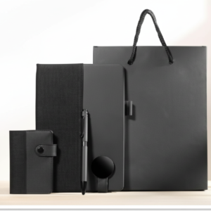 Notebook & Pen Gift Set with Gift Bag and Card Holder