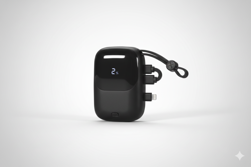 Smart Cable Power Bank – Integrated Charging Design