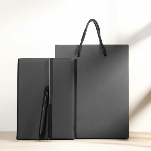 Notebook & Pen Gift Set with Elegant Gift Bag