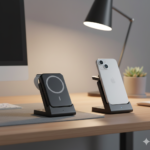 3-in-1 Wireless Charging Station with Detachable Power Bank – Fast Charging for Phone, Smartwatch & Earbuds – Black| CODE:PB02 1