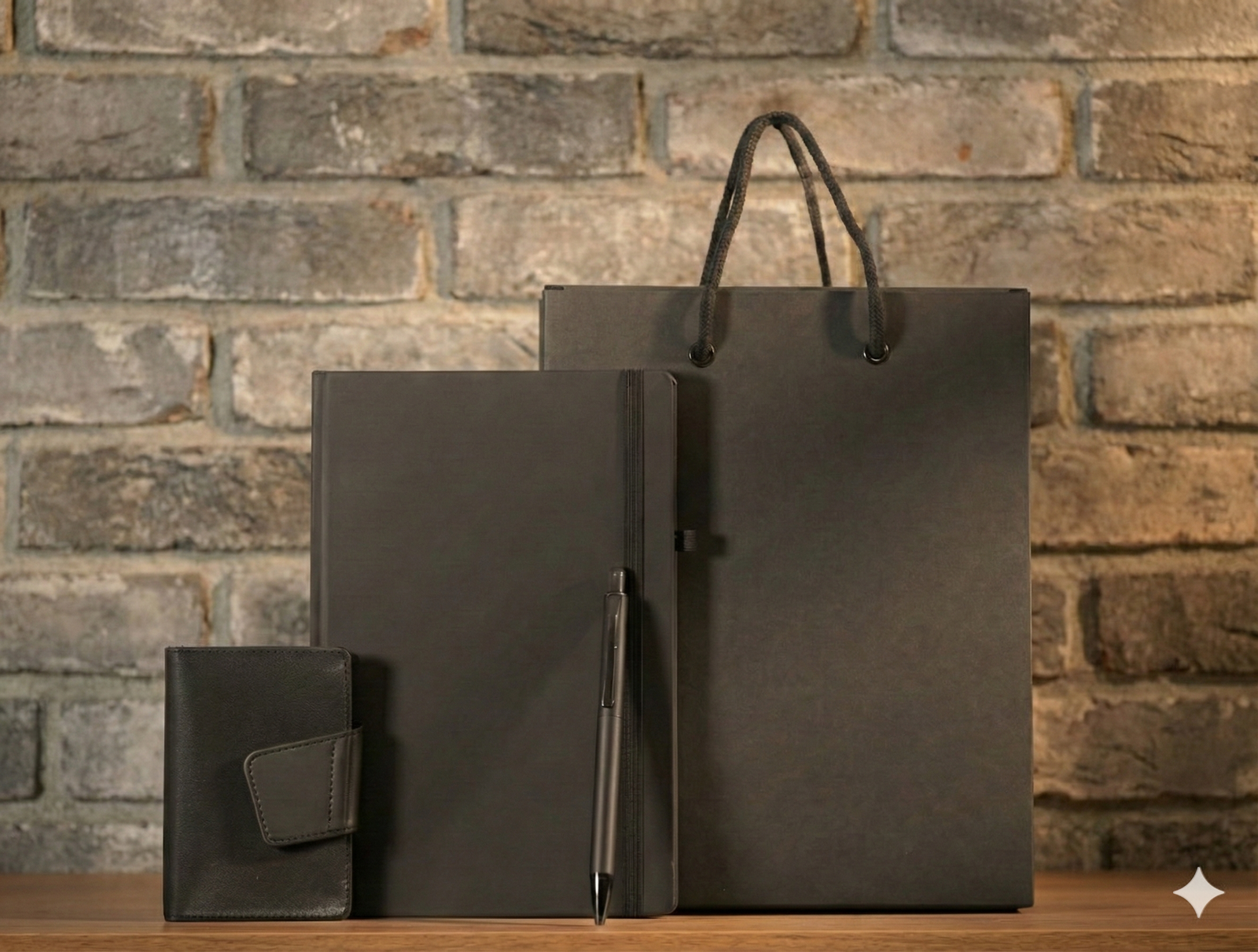 Premium Notebook Gift Set with Pen, Card Holder & Luxury Gift Bag