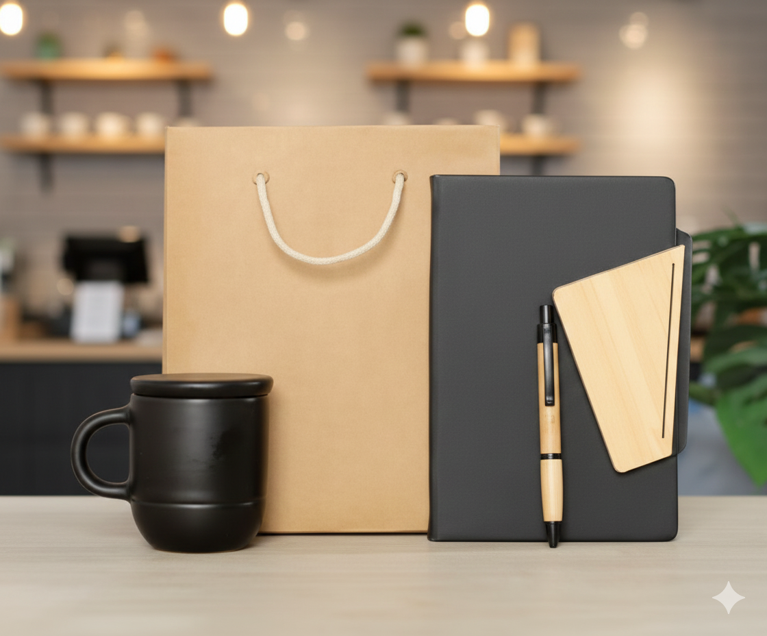 Premium Gift Set: Notebook + Elegant Pen + Gift Bag + Mug - Image 3