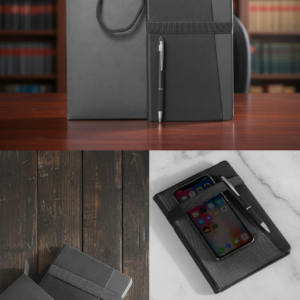 Premium Leather Organizer with Pen and Gift Bag – Perfect for Work & Daily Use