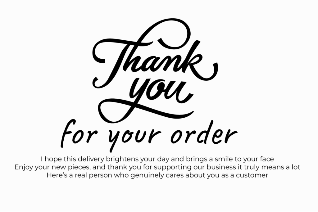 Premium Thank You Card Set – 100 Cards Gift Pack