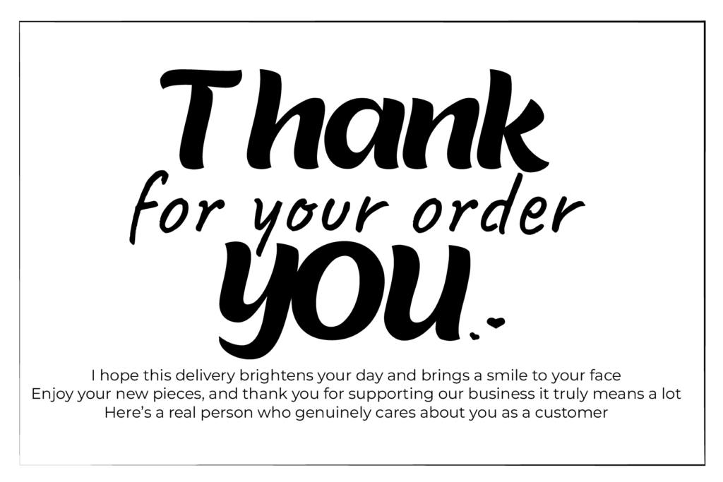 Premium Thank You Card Set – 100 Cards Gift Pack