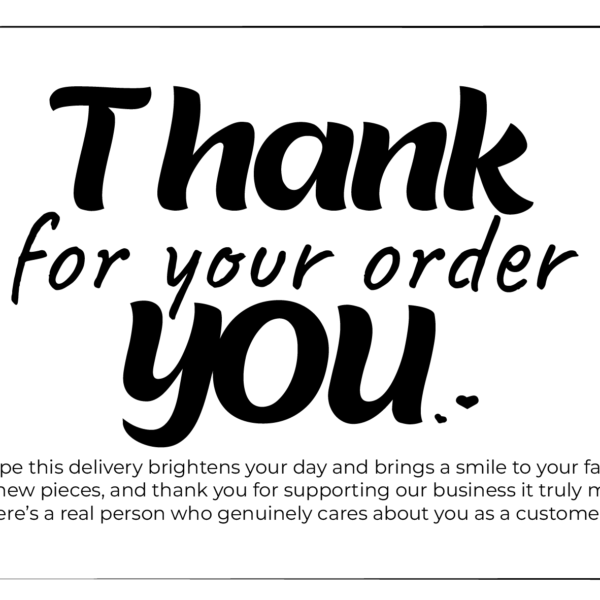 Premium Thank You Card Set – 100 Cards Gift Pack